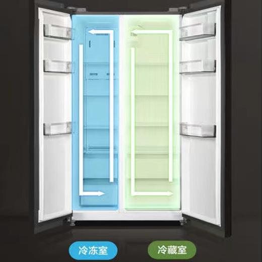 美的冰箱-BCD-553WKGPM榭湖银 商品图1