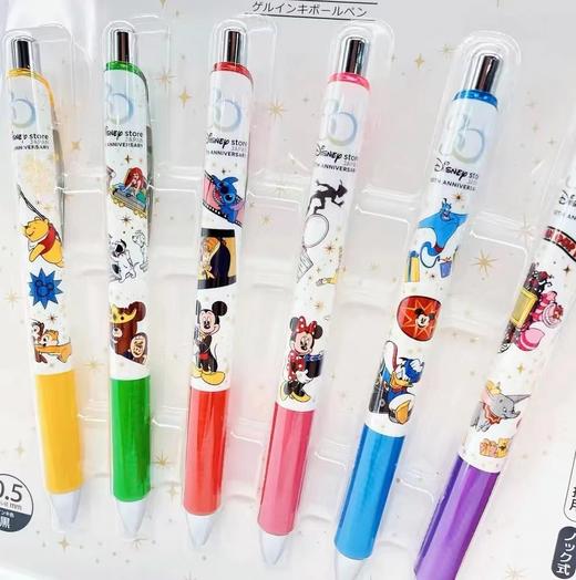 日本正品派通迪士尼乐园30周年限定款套装黑色中性笔芯0.5m 商品图1