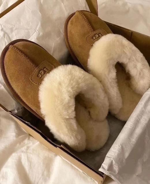 【特价款】河南桑坡男款 女款 儿童款 薄底星拖/厚底 拖鞋羊皮毛一体雪地靴 35-44码 商品图8