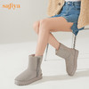 Safiya/索菲娅 雪地靴2022年冬季新款加绒加厚防滑保暖雪地短靴女 SF2411A082 商品缩略图4
