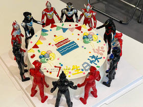 奥特曼2.0蛋糕（3层胚2层夹心，默认：火芒）