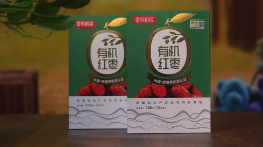 特级免洗有机红枣盒装 500g/盒 新疆禾田枣 枣有机荟支持自提 商品图5