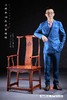 红桥红  家具严选  缅甸花梨（大果紫檀）【上博四出头 官帽椅】 商品缩略图1