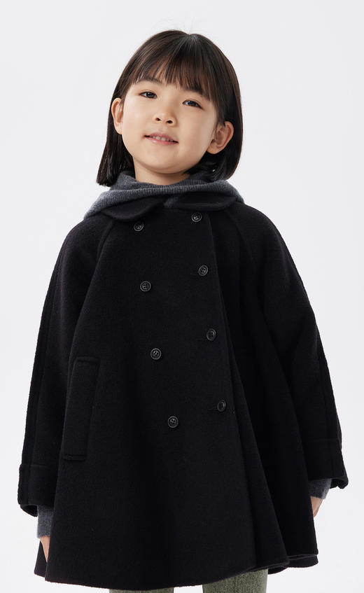 JNBY   22年冬款  宽松A型呢大衣  1M0810330 商品图5