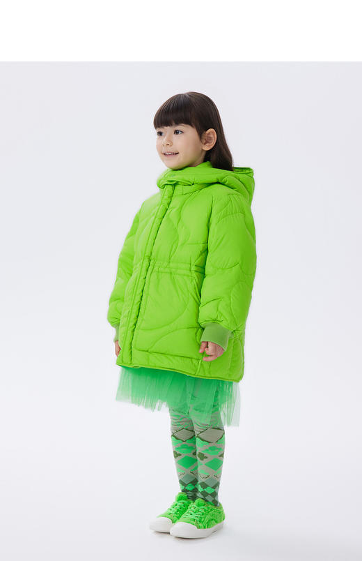 JNBY  22年冬款  连帽长袖中长款羽绒服  1M0C10570 商品图4