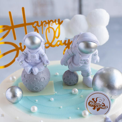 情景蛋糕 星际迷航情景蛋糕 牛奶奶油情景蛋糕 生日蛋糕 大理同城送 商品图3