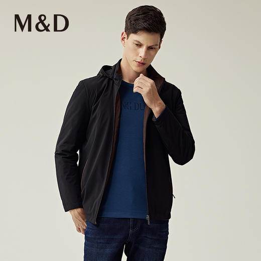 MD名盾商务男装秋冬新品轻便连帽外套防风保暖夹克棉服外套 商品图2