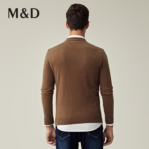 名盾羊毛衫男士22秋冬国货打底羊毛衫套头圆领毛衣男针织衫 商品图4