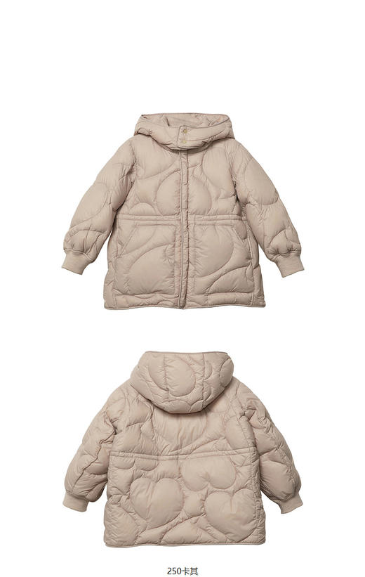 JNBY  22年冬款  连帽长袖中长款羽绒服  1M0C10570 商品图10