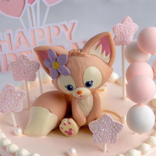 情景蛋糕 琳娜贝尔情景蛋糕  迪士尼 牛奶奶油情景蛋糕 生日蛋糕 大理同城送 商品图1