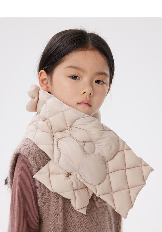 JNBY  22年冬款  羽绒保暖围巾  6M0K10230 商品图3