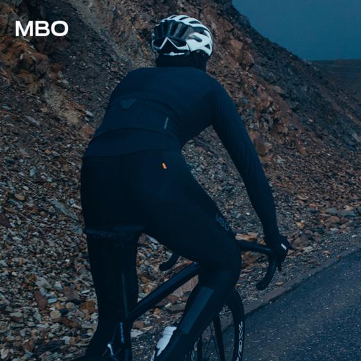 MBO男子防风抓绒骑行夹克新款0度秋冬季反光双层外套 寒江  商品图3