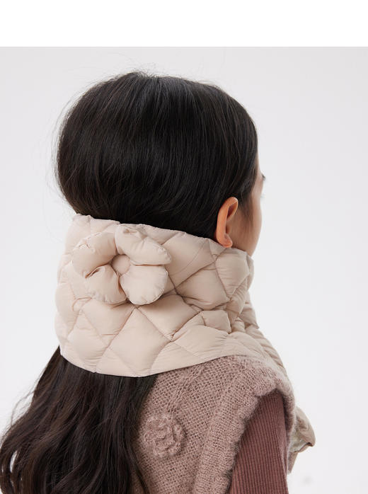 JNBY  22年冬款  羽绒保暖围巾  6M0K10230 商品图4