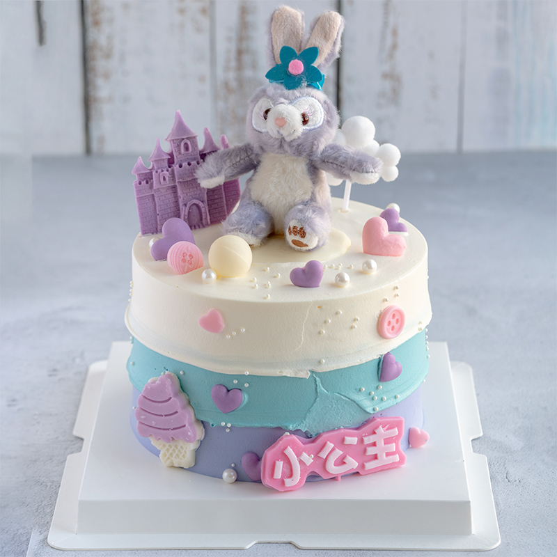 情景蛋糕 星黛露情景蛋糕 牛奶奶油情景蛋糕 生日蛋糕 大理同城送