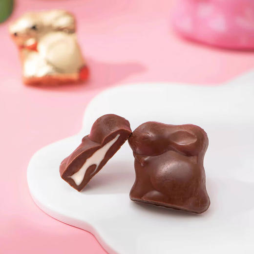 艾达的世界牛奶巧克力制品60g 精致可爱小兔子造型 粉色/绿色/红色/金色 043570/043571/043572/043529 商品图5