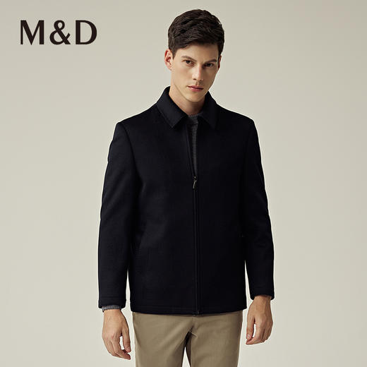 名盾22秋冬国货厚款毛呢外套羊绒羊毛大衣可拆卸内胆羽绒服 商品图2