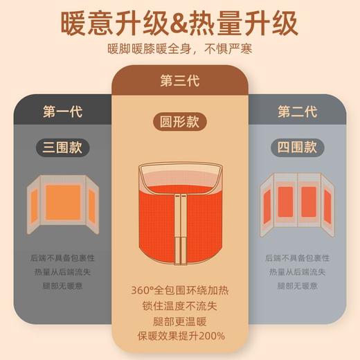 暖脚神器暖脚宝办公室暖腿冬天保暖桌下取暖器电加热垫插电烘脚器 商品图6