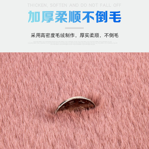 【三件套】汽车坐垫冬季毛绒三件套仿兔毛毛绒皮坐垫汽车 商品图1