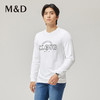 MD名盾男士长袖T恤春季新款休闲简约百搭棉质圆领透气 商品缩略图1