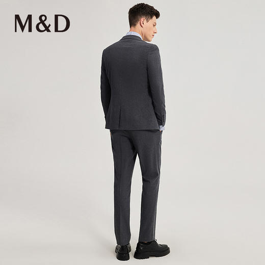 [西服套装]名盾商务职业套西绒感微弹亚洲体型中青年婚礼礼服西装 商品图4