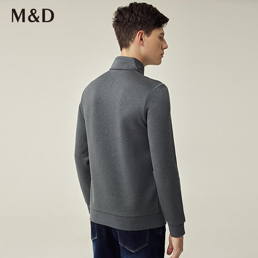 MD名盾羊毛衫立领秋冬长袖拉链松紧袖口羊毛内搭套头衫 商品图3