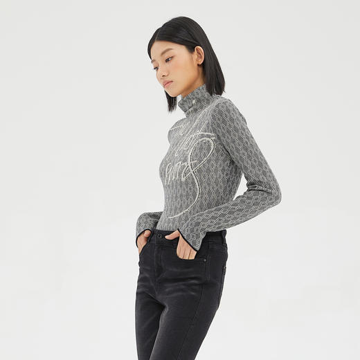 谜底2022冬季针织衫高领套头舒适229MZ6204 商品图2