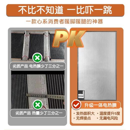 冬季暖腿神器桌下取暖器电暖足器宿舍速热暖脚宝办公室取暖器家用 商品图5