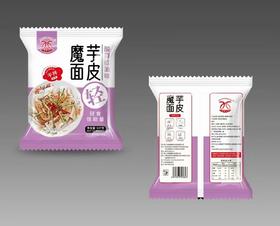 华夏百兮 魔芋面皮 袋装 110g 香辣红油味