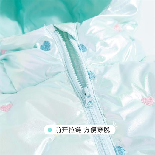 贝贝怡童装秋冬儿童保暖羽绒服甜美可爱女童上衣224S3093 商品图9