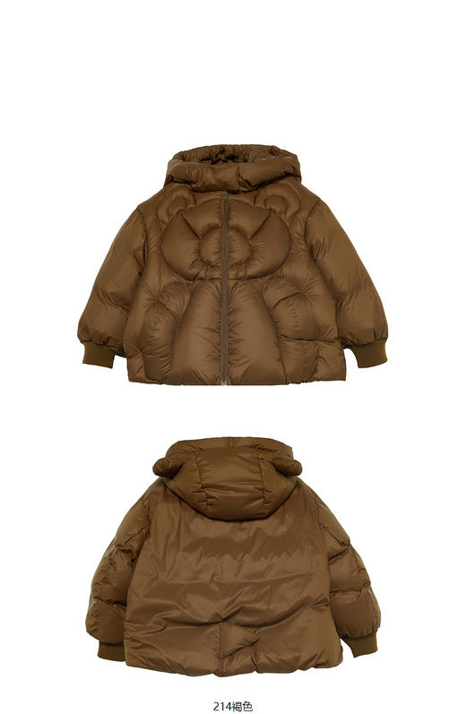 JNBY  22年冬款  宽松连帽短款羽绒服 1M0C10590 商品图3