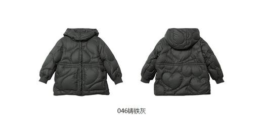 JNBY  22年冬款  连帽长袖中长款羽绒服  1M0C10570 商品图11