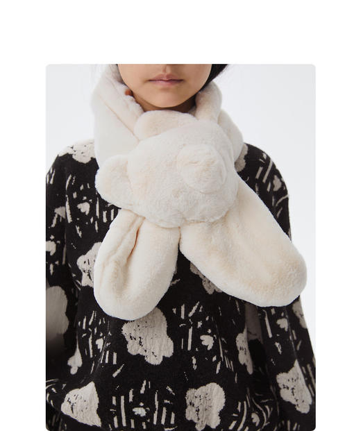 JNBY  22年冬款  Q萌舒适围巾  6M0K10220 商品图8