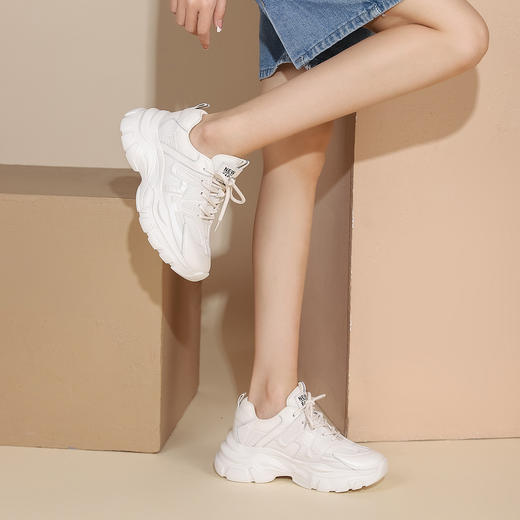 westory22年秋冬新款厚底增高老爹鞋日常百搭休闲运动鞋女72851 商品图0