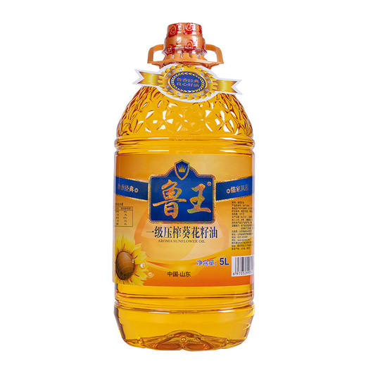 鲁王一级压榨葵花籽油5L 商品图0