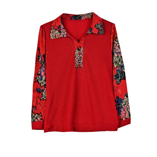 秋天新款大码打底上衣洋气时尚小衫长袖KQL-E319N6715 商品图1