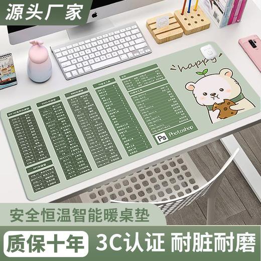 暖桌垫超大号加热鼠标垫办公室电脑桌面发热垫学生写字取暖手桌垫 商品图0