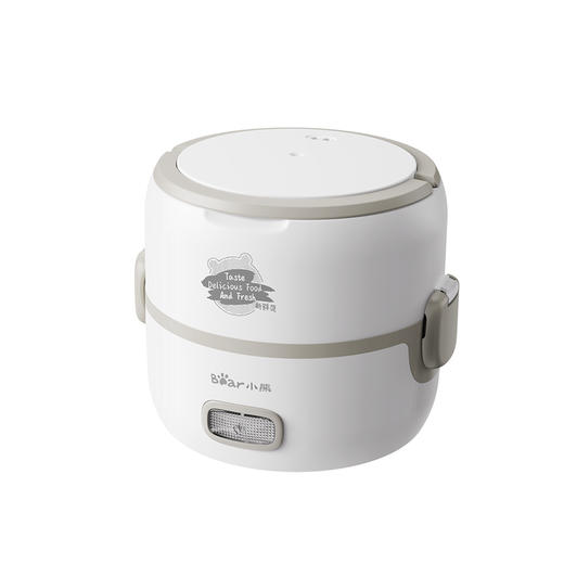 小熊 电热饭盒 插电可加热不锈钢内胆 白色1.2L DFH-B14S3 商品图5