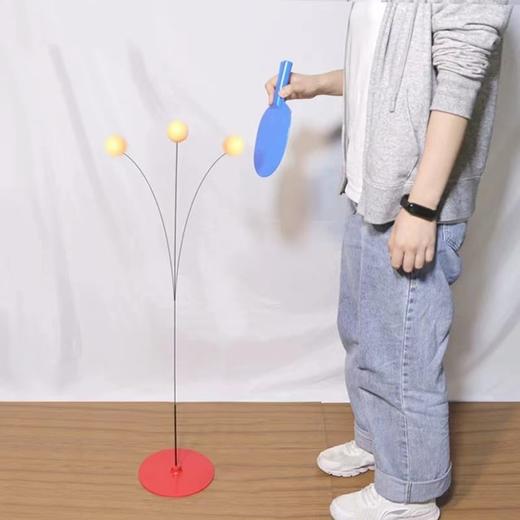 弹力软轴乒乓球训练器兵兵自练网红神器儿童防近视室内力球拍家用 商品图1