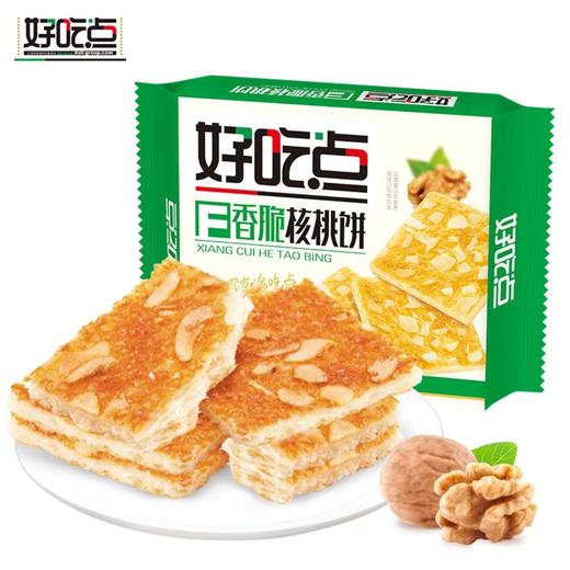 好吃点饼干袋装108g 香脆核桃饼 商品图0