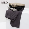 M&D/名盾秋冬新款休闲黑色工装中腰正装修身商务灯芯绒长裤男 商品缩略图0