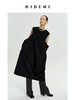 HIDEMI 美利奴羊毛廓形极简皮扣设计感斗篷/连衣裙两件套 商品缩略图7