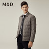 MD名盾商务男士秋冬新品翻领白鸭绒爸爸装修身遮肚羽绒服男 商品缩略图1