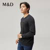 MD名盾商务男装春季新款休闲长袖卫衣T恤圆领纯色 商品缩略图3