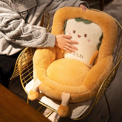 冬季加热坐垫屁垫座椅垫靠背一体靠垫办公室久坐大学生椅子屁股垫 商品图8