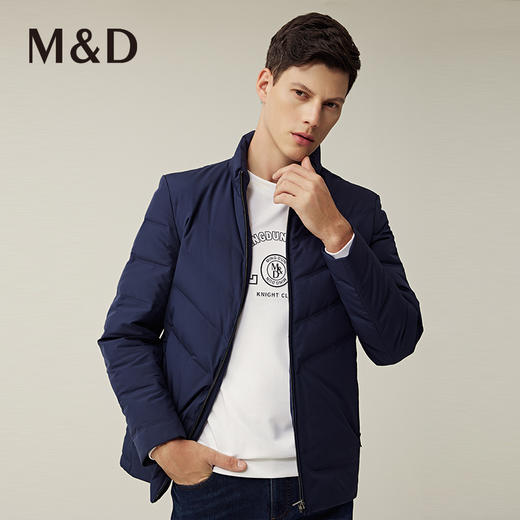 M&D/名盾商务男装秋冬新品夹克立领白鸭绒外套防风保暖羽绒服 商品图2