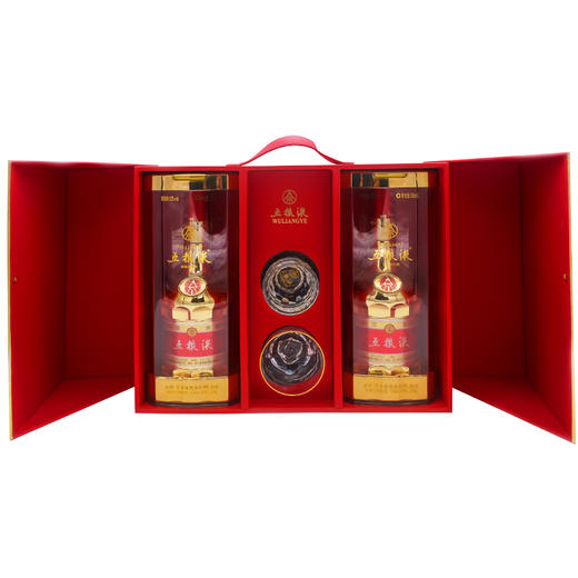 五粮液·金装·双瓶礼盒装 52度 500mL*2瓶 商品图0