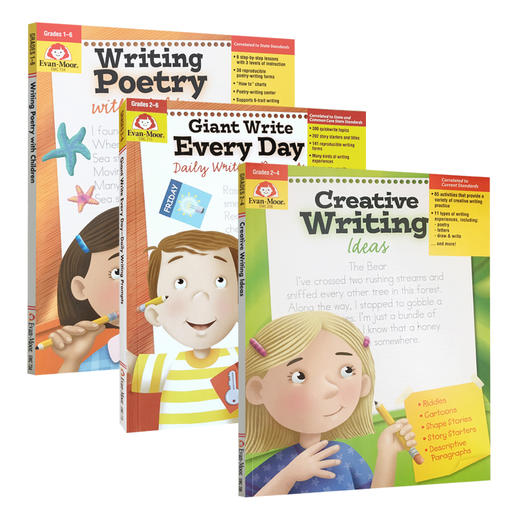 【Evan-Moor Best】Writing System Practice 写作系统练习系列   美国加州原版教辅 商品图4