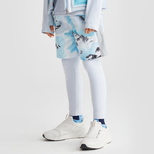 moodytiger男童假两件裤2022冬新款印花加绒保暖运动裤| 小暖阳 M24111502 商品图3