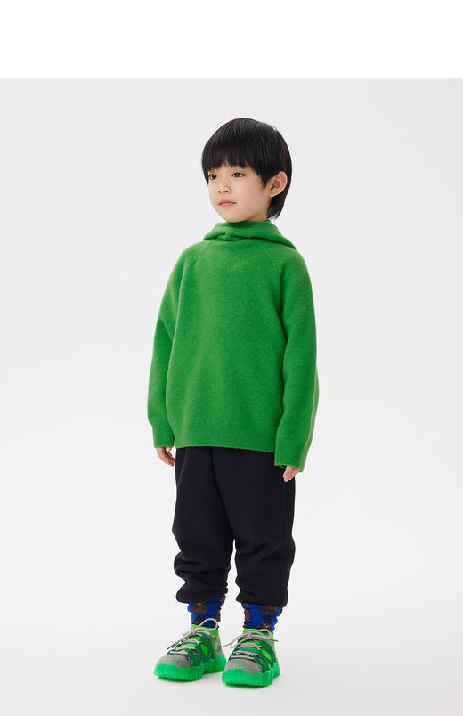 JNBY  22年冬款 连帽套头长袖毛衫 1M0310100 商品图4