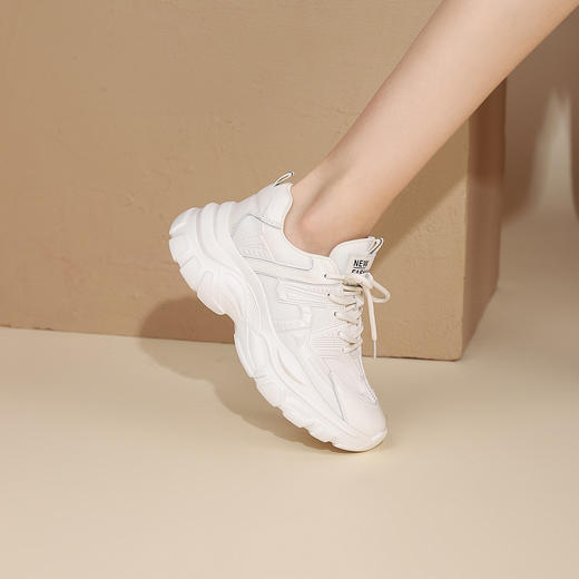 westory22年秋冬新款厚底增高老爹鞋日常百搭休闲运动鞋女72851 商品图1